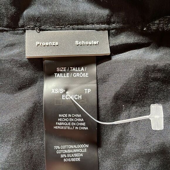 Proenza Schouler Vintage Semi-Sheer Cotton/Silk Blend Tunic (XS/Small) - Picture 14 of 14